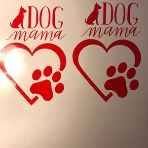 Decals dog mom 2 of them